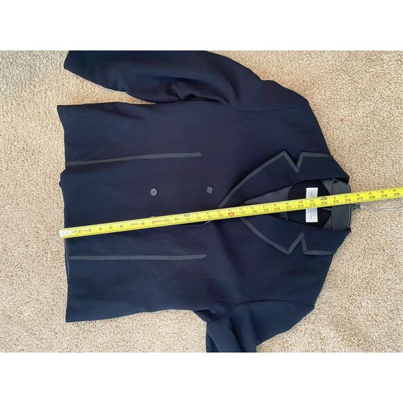 Larry Levine Suits NWT Trimmed Blazer in Midnight Navy, Sz 16, MSRP $200 - Picture 6 of 7